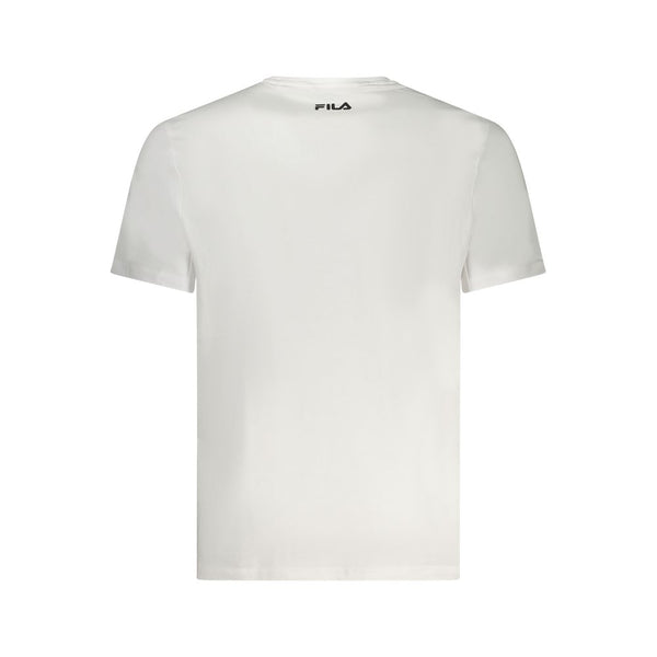 White Cotton T-Shirt Fila