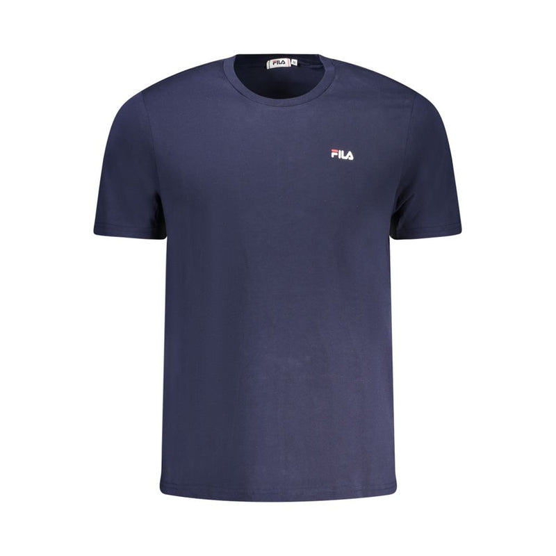 Blue Cotton T-Shirt Fila