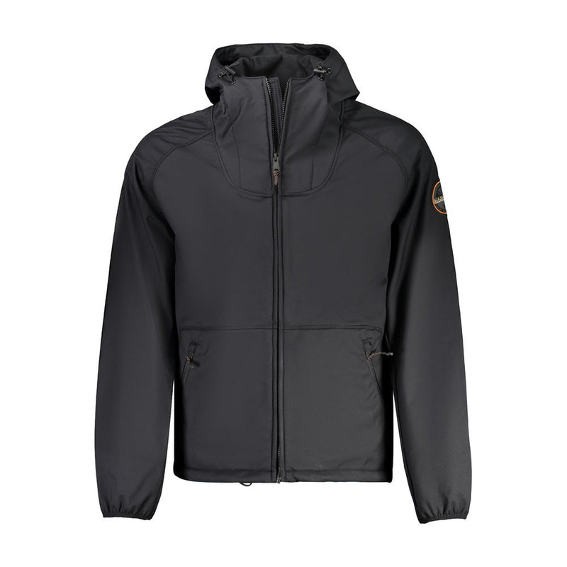 Black Polyester Jacket Napapijri