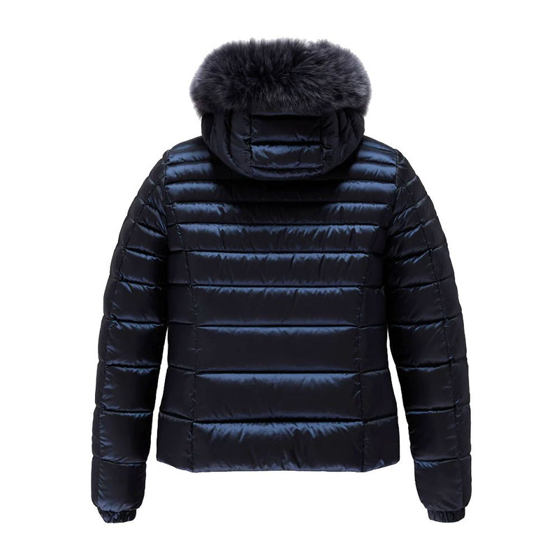 Blue Nylon Jackets & Coat Refrigiwear