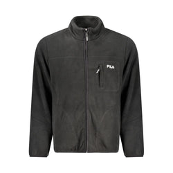 Black Polyester Jacket Fila