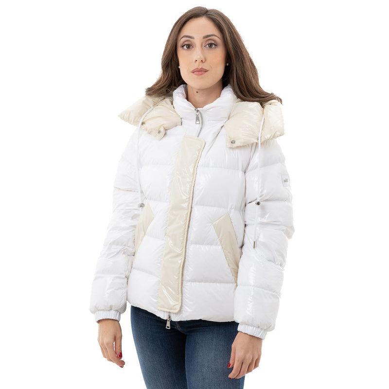 White Polyamide Jackets & Coat Add