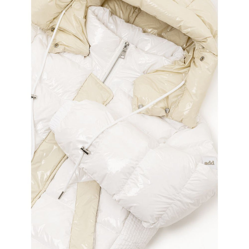 White Polyamide Jackets & Coat Add