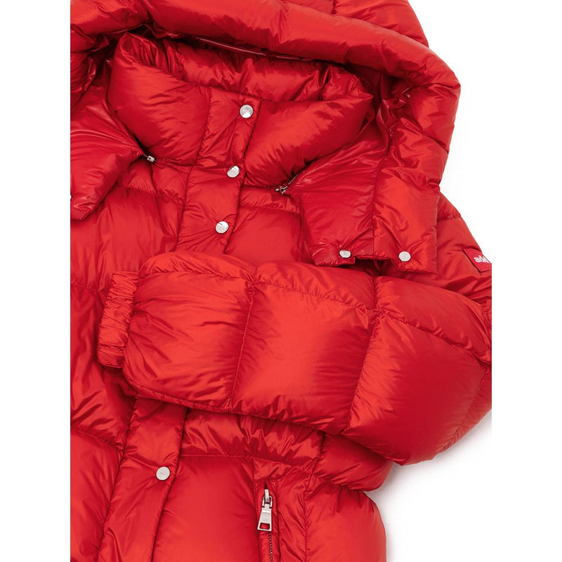 Red Polyamide Jackets & Coat Add