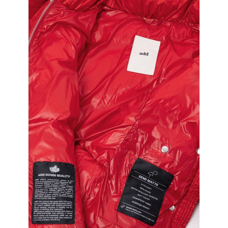 Red Polyamide Jackets & Coat Add