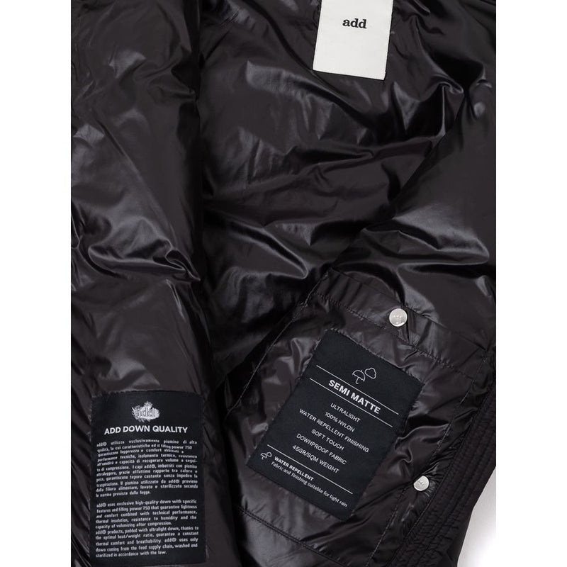 Black Polyamide Jackets & Coat Add