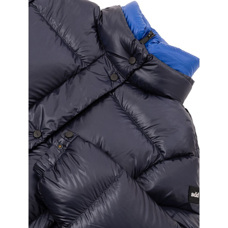 Blue Polyamide Jackets & Coat Add