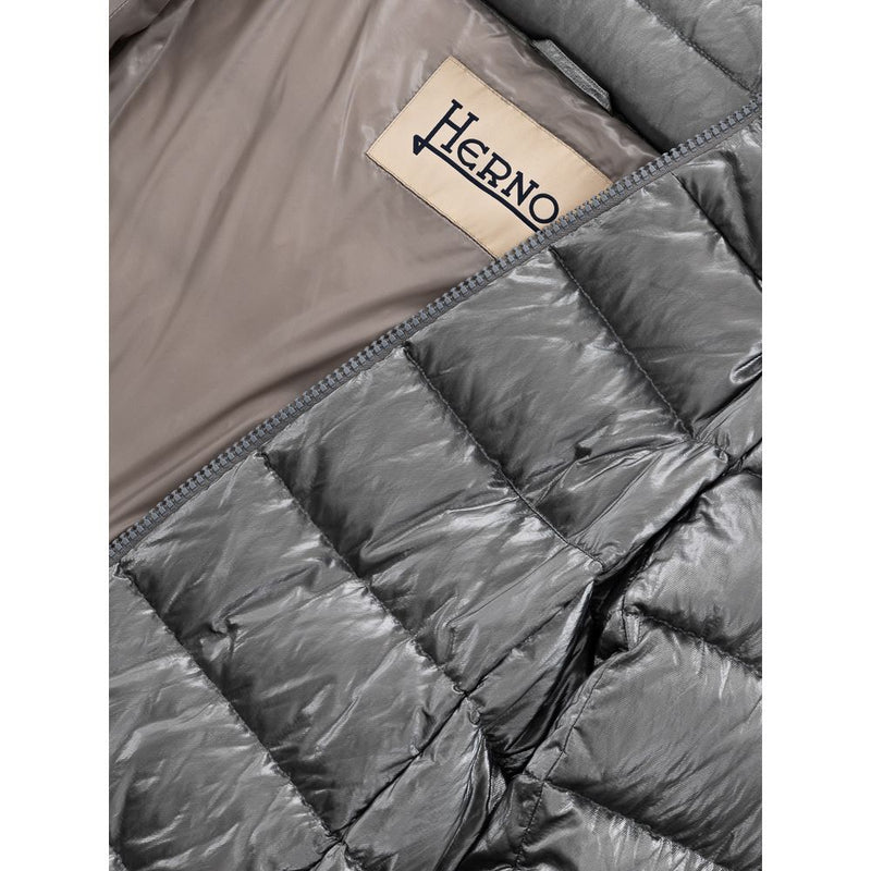 Silver Viscose Jackets & Coat Herno