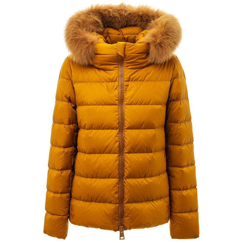 Yellow Polyamide Jackets & Coat Herno