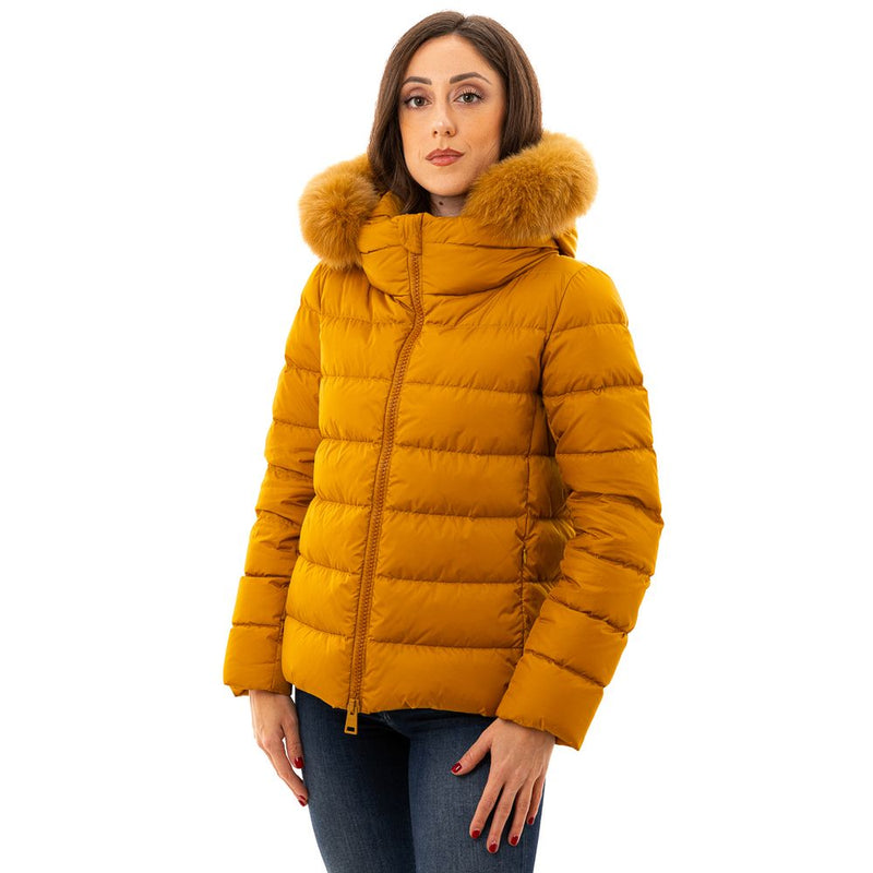 Yellow Polyamide Jackets & Coat Herno