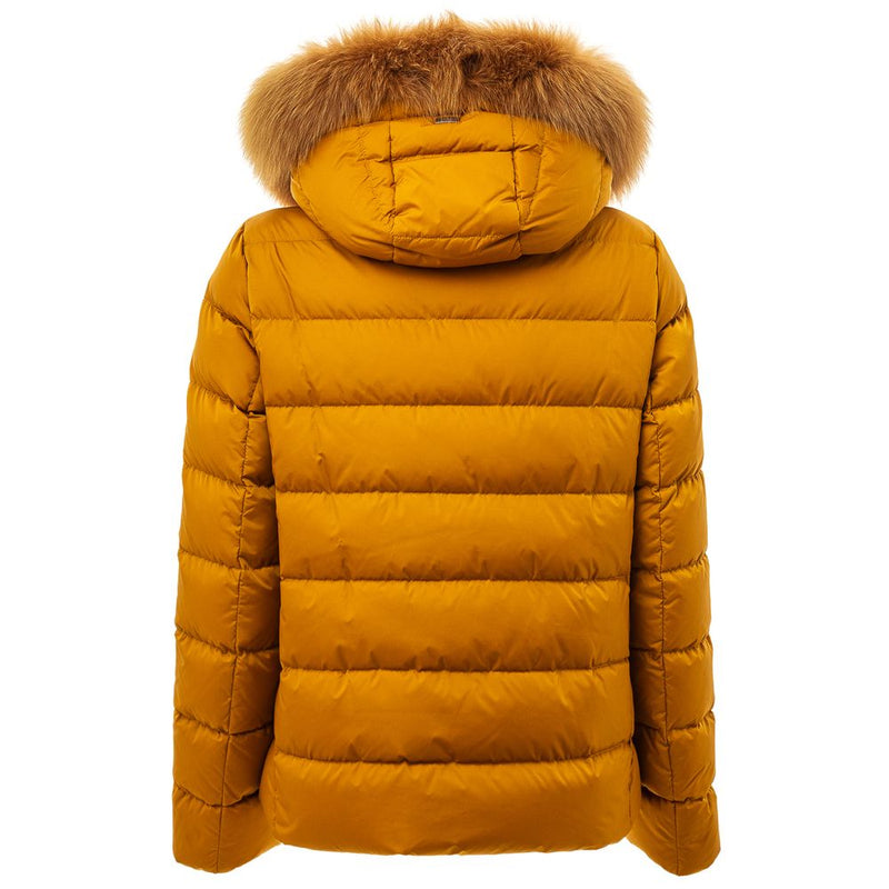 Yellow Polyamide Jackets & Coat Herno