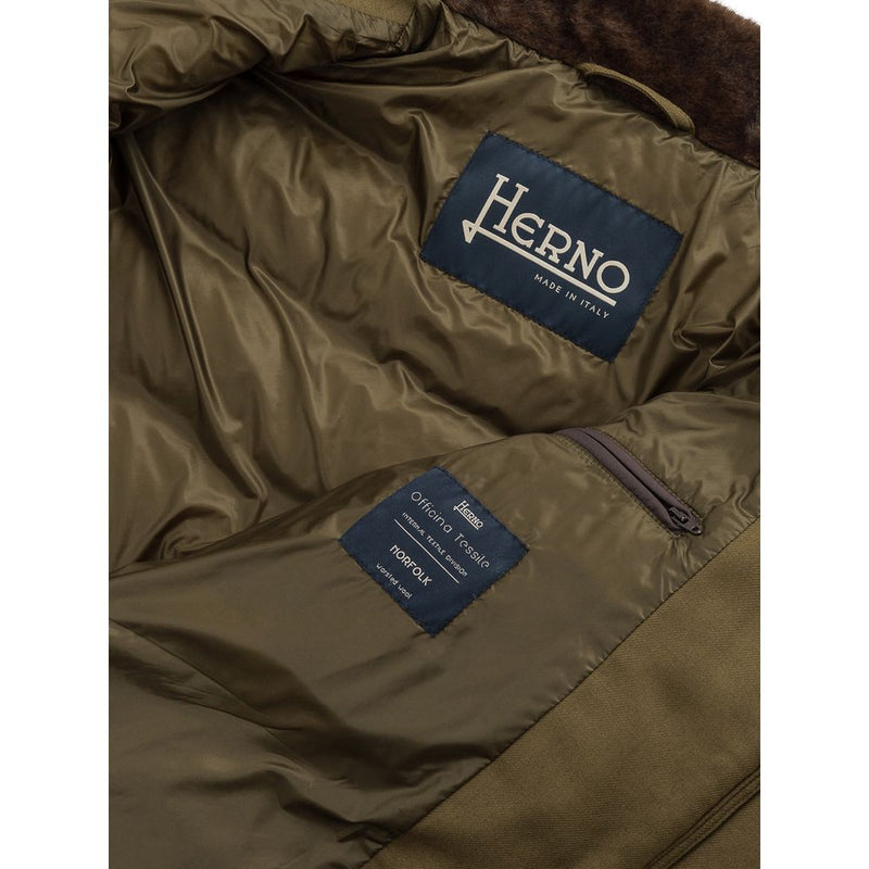 Green Viscose Jacket Herno