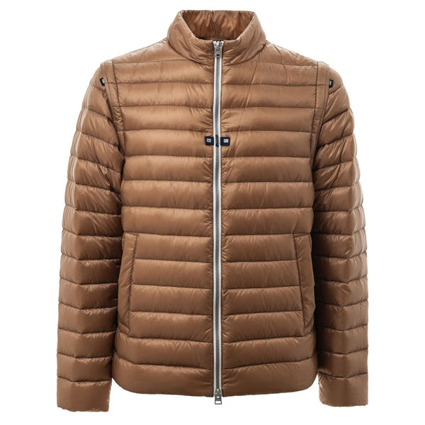 Brown Polyamide Jacket Herno