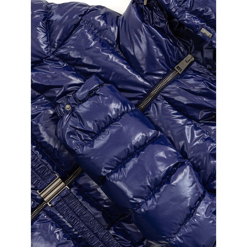 Blue Polyamide Jackets & Coat Herno