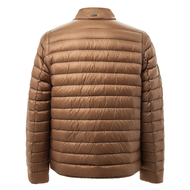 Brown Polyamide Jacket Herno