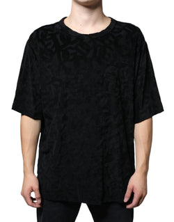 Black DG Mania Logo Print T-shirt Dolce & Gabbana