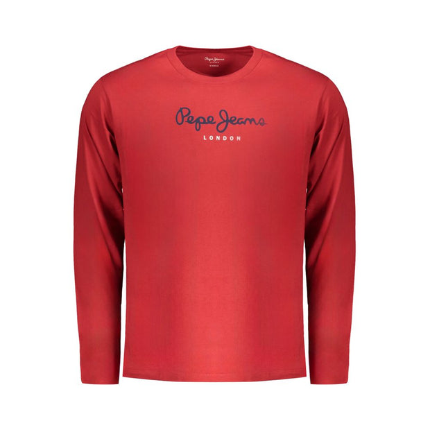 Red Cotton T-Shirt Pepe Jeans