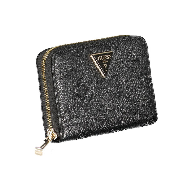 Black Polyethylene Wallet Guess Jeans