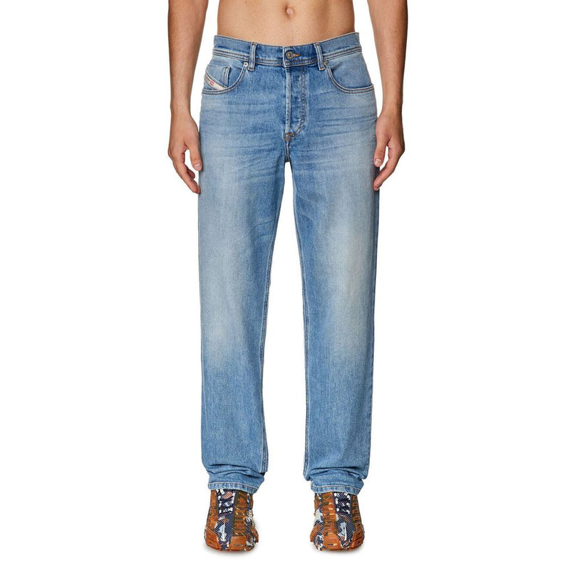 Light Blue Cotton Jeans & Pant Diesel