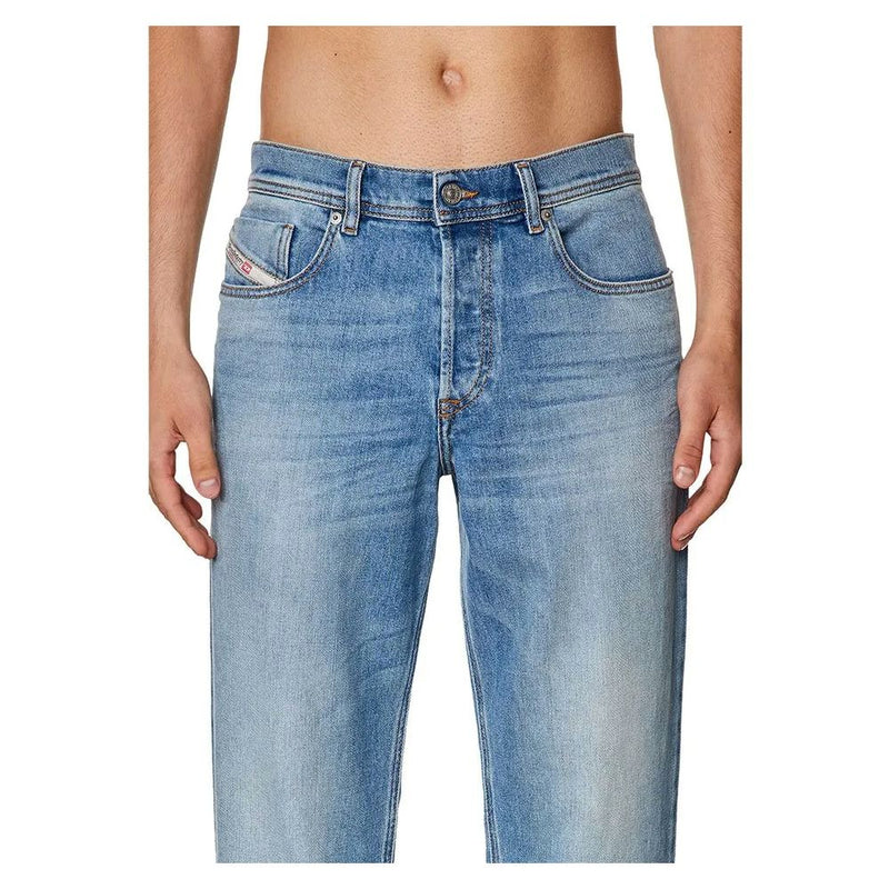 Light Blue Cotton Jeans & Pant Diesel