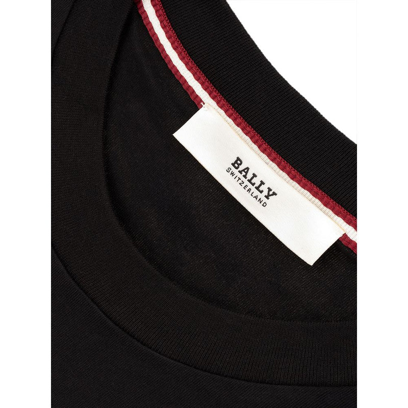 Black Cotton T-Shirt Bally