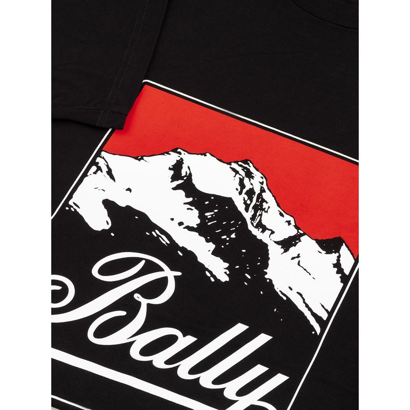 Black Cotton T-Shirt Bally