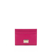 Fuchsia Leather Wallet Dolce & Gabbana