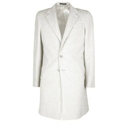 White Wool Vergine Jacket Made in Italy