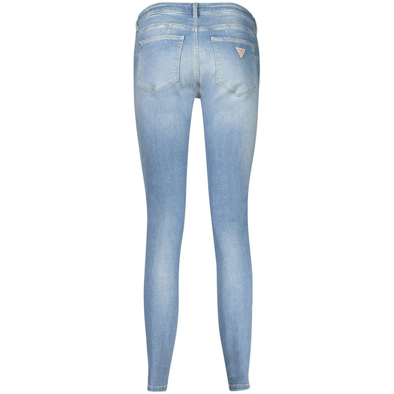 Light Blue Cotton Jeans & Pant Guess Jeans