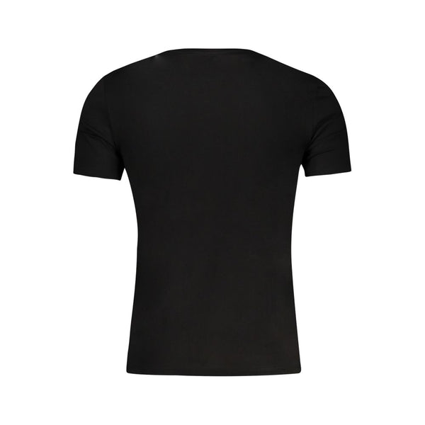 Black Cotton T-Shirt Guess Jeans