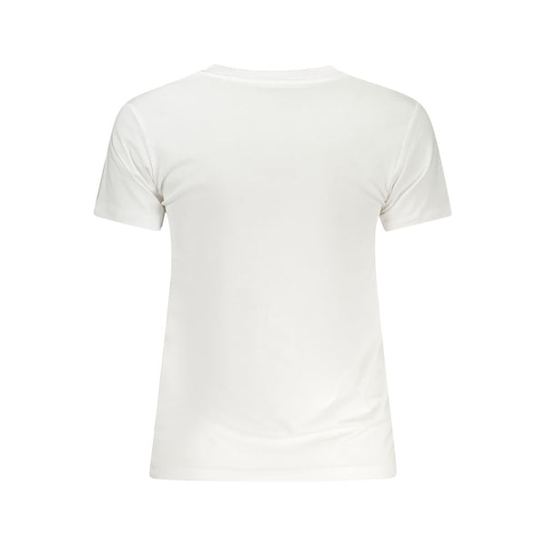 White Cotton Tops & T-Shirt Guess Jeans