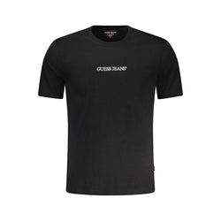 Black Cotton T-Shirt Guess Jeans