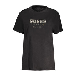 Black Cotton Tops & T-Shirt Guess Jeans