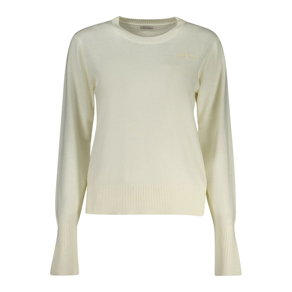 White Polyester Sweater Guess Jeans