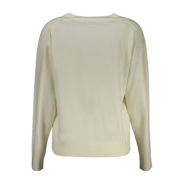 White Polyester Sweater Guess Jeans