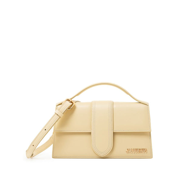 Yellow Leather Shoulder Bag Jacquemus