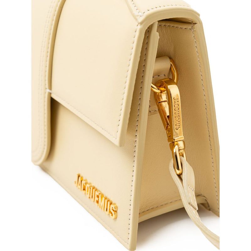 Yellow Leather Shoulder Bag Jacquemus