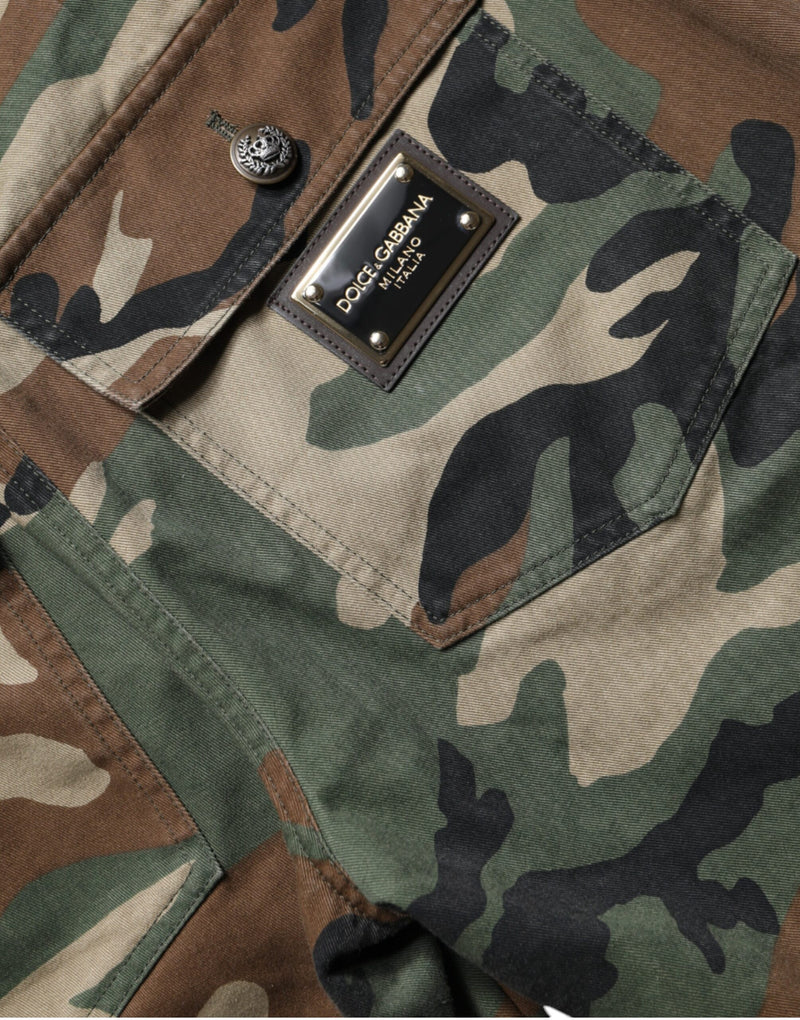 Multicolor Camouflage Cargo Pants Dolce & Gabbana