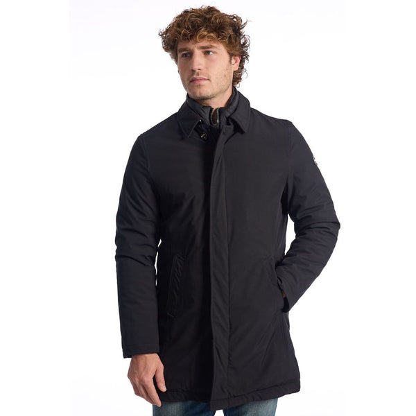 Black Polyester Jacket Baldinini Trend