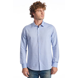 Light Blue Cotton Shirt Baldinini Trend