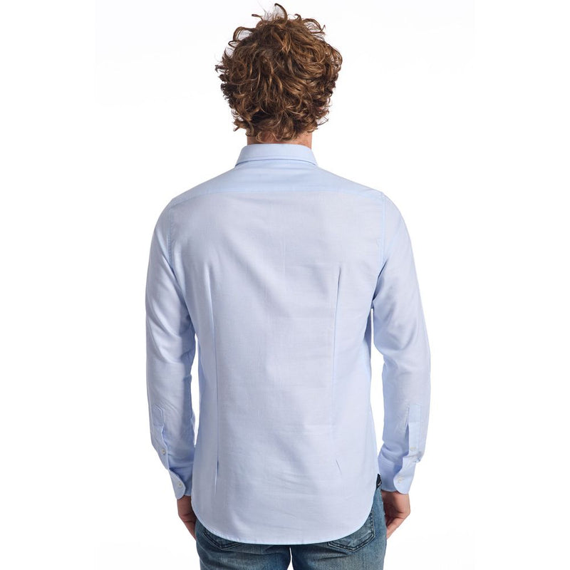 Light Blue Cotton Shirt Baldinini Trend