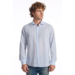 Light Blue Cotton Shirt Baldinini Trend