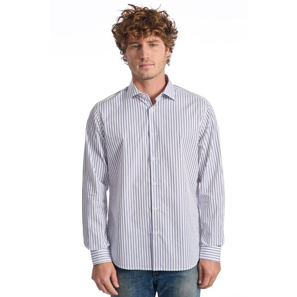 Light Blue Cotton Shirt Baldinini Trend