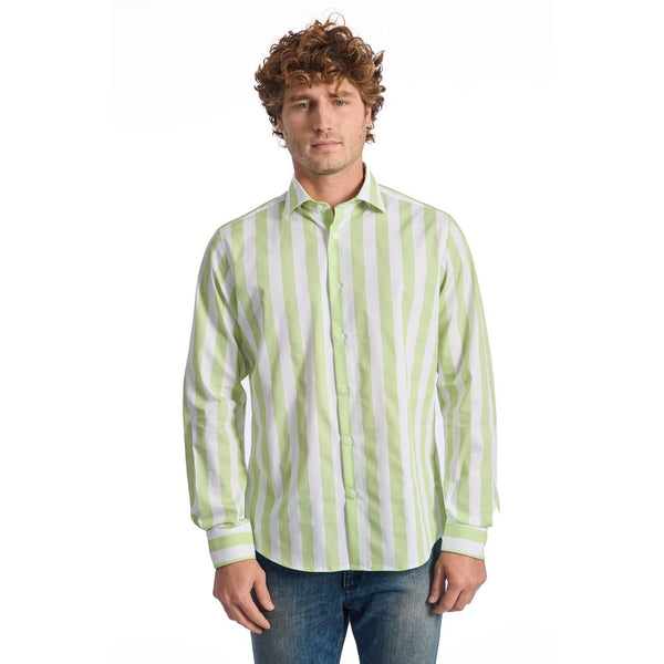 Green Cotton Shirt Baldinini Trend