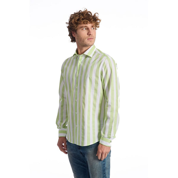 Green Cotton Shirt Baldinini Trend