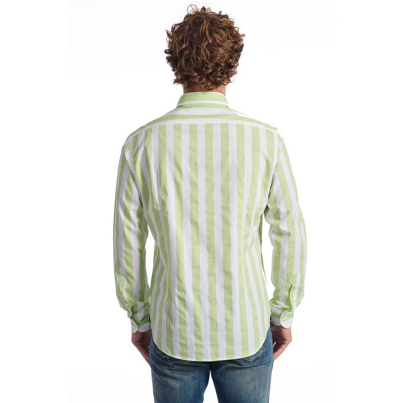 Green Cotton Shirt Baldinini Trend