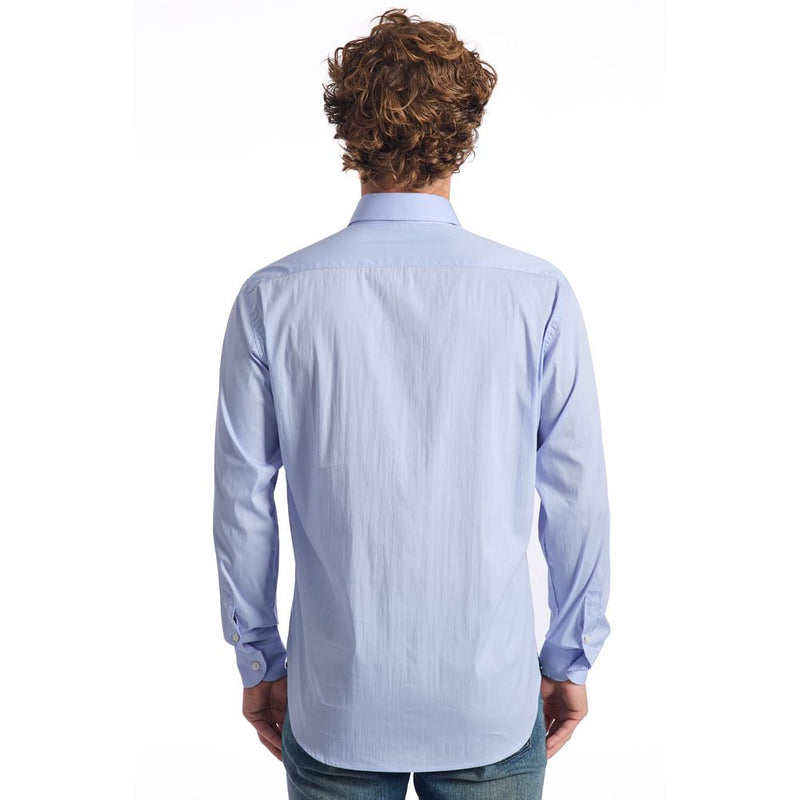 Light Blue Cotton Shirt Baldinini Trend