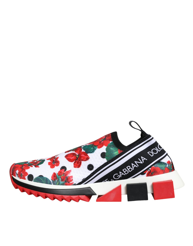 Multicolor Geranium Sorrento Sneakers Shoes Dolce & Gabbana