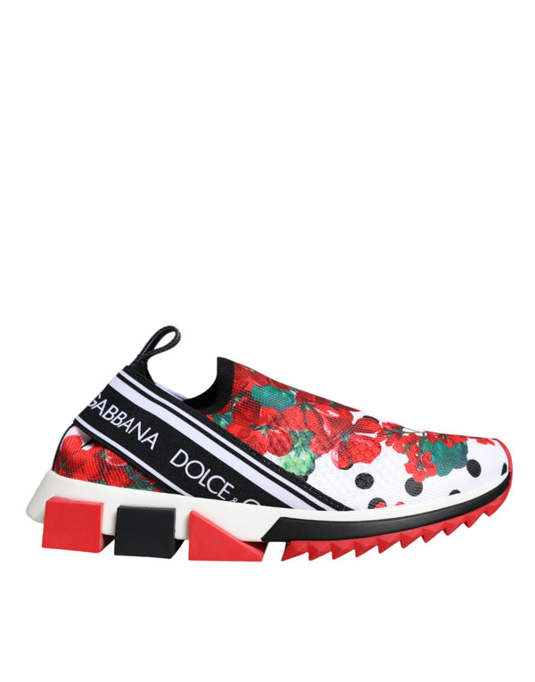 Multicolor Geranium Sorrento Sneakers Shoes Dolce & Gabbana