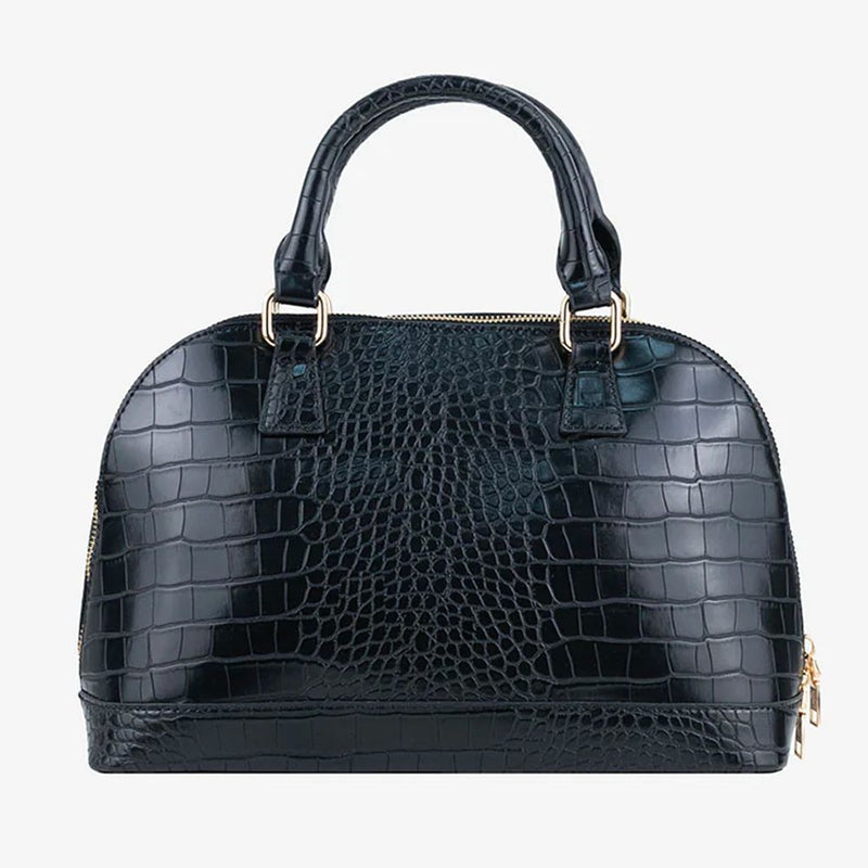 Black Artificial Leather Handbag CRISTINAEFFE